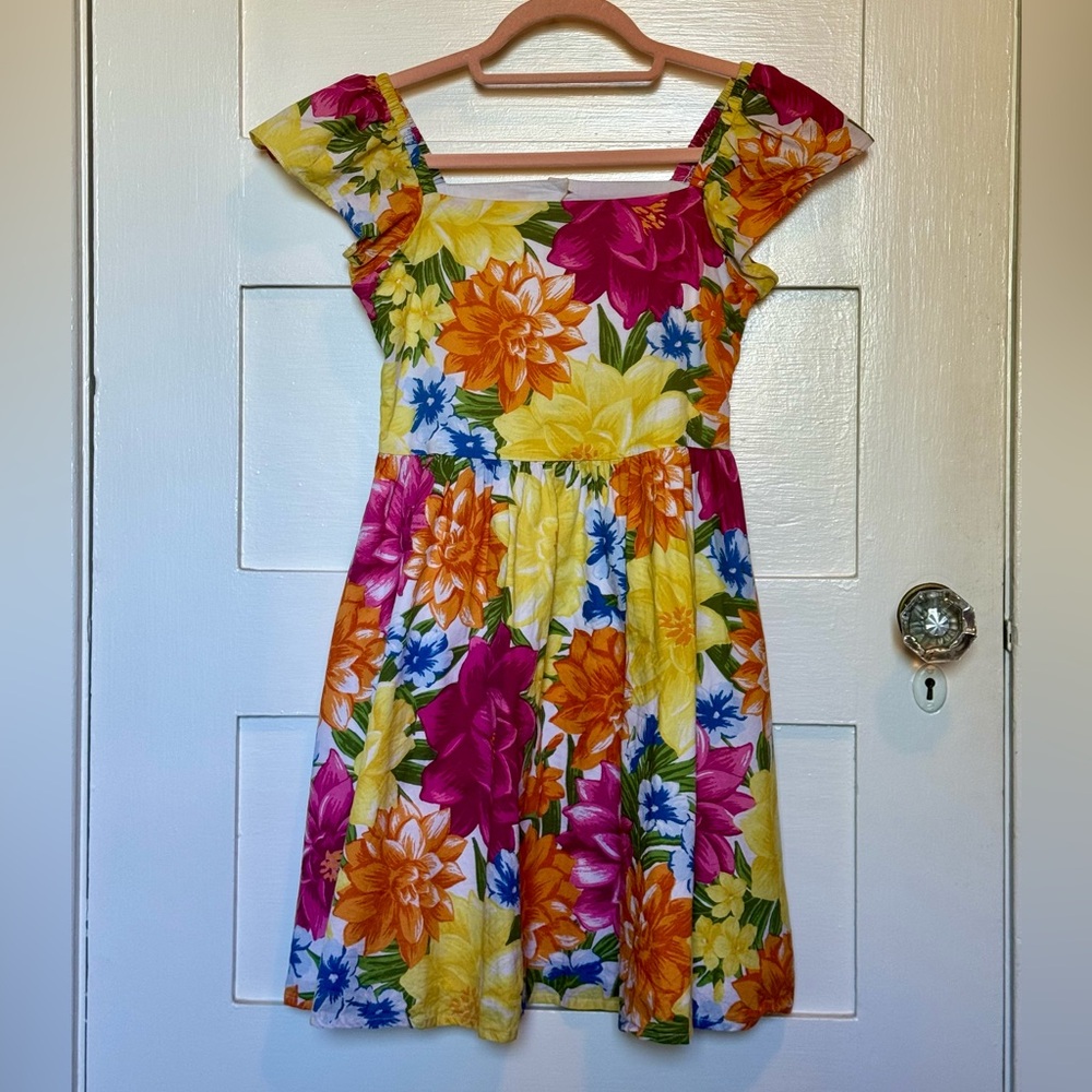 Janie and Jack Multicolor Floral Dress